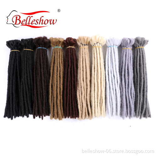 Hot sell wholesale 6inch -8inch  soft dreadlock braids hair exrensions  synthetic crochet dreadlocks